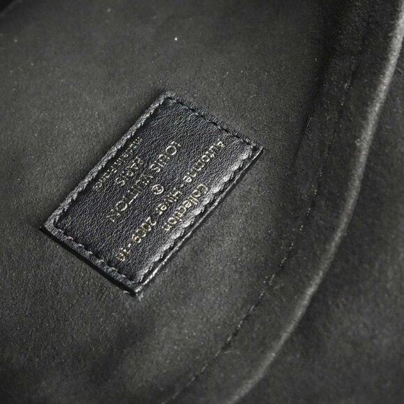 Louis Vuitton Black Monogram Eclipse Alma Handbag M40246 FL3059 116477 - Picture 9 of 10